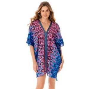 MIRACLESUIT Multicolored Caftan Swimsuit Cover-Up